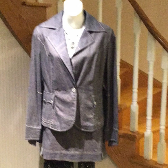 Grey mini skirt,jacket and pants sold separately - Picture 2 of 5
